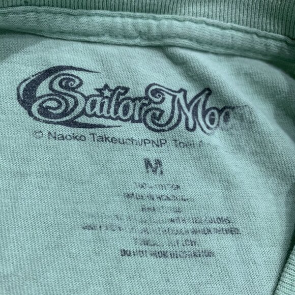 Sailor Moon T-Shirt Mint Green Anime Manga Men's Medium M Tee Naoko Takeuchi - Picture 3 of 7